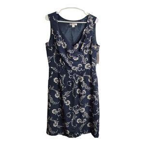 Pendleton Silk Floral Pocket‎ Preppy Office Business Casual Boho Dress 10